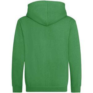 AWDis Cool Childrens/Kids Zoodie Full Zip Hoodie / Kelly Green